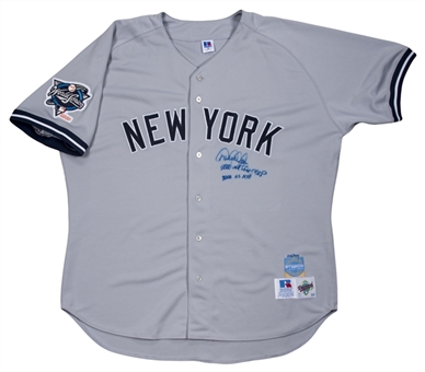 2000 Derek Jeter Signed & Inscribed New York Yankees Road Jersey (Steiner)